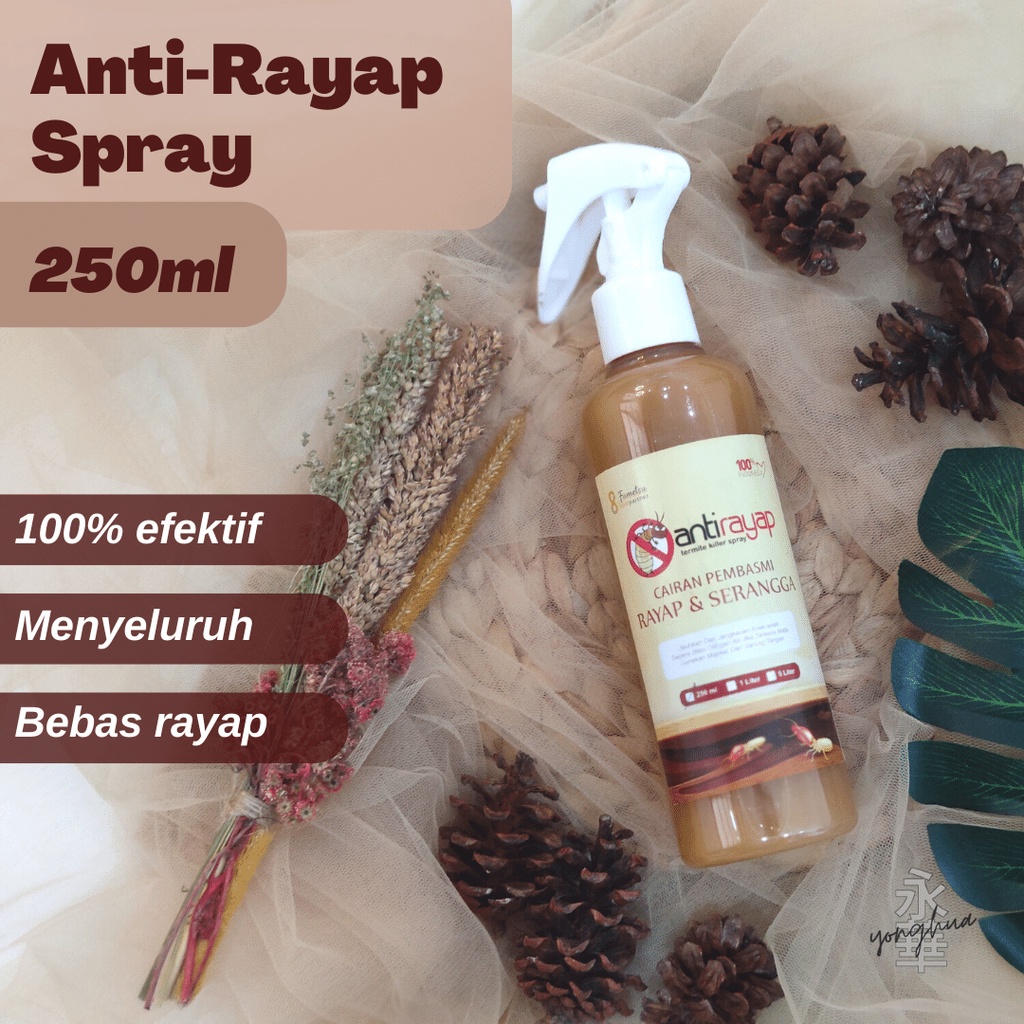 Obat Racun Anti Rayap Cairan Pembasmi Rayap Spray 250ml