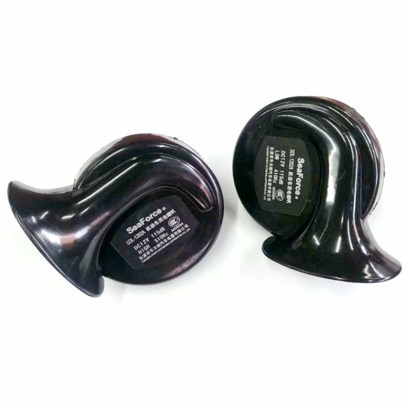 Klakson Mobil Electromagnetic Snail Shaped Horn 12V 115dB 2 PCS 