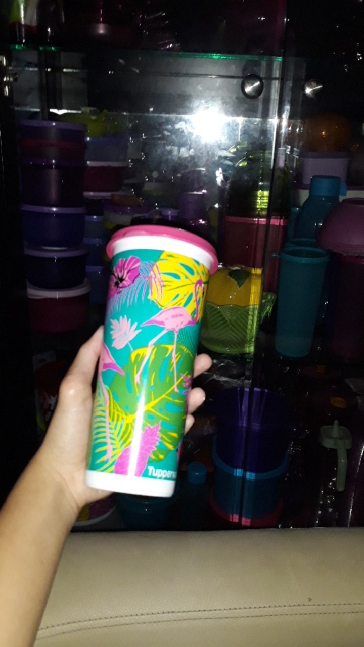 Giant Tumbler Flamingo 475ml Buatan Mexico Import
