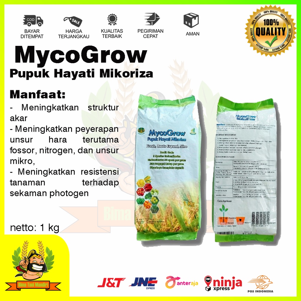 Mycogrow Pupuk Hayati Jamur Mikoriza 1Kg