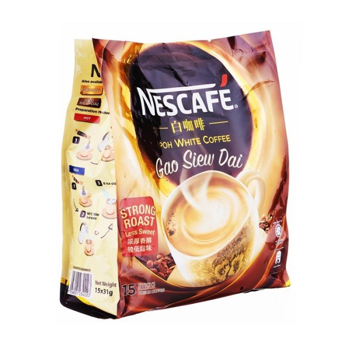 

NESCAFE White Coffee Gao Siew Dai Strong Roast Instant Coffee