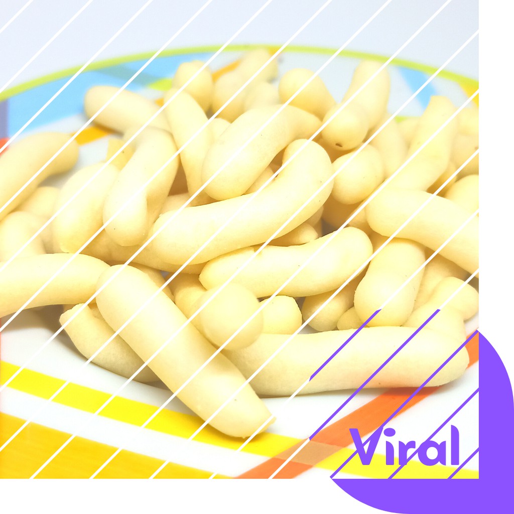 

Pilus Renyah Putih Lonjong 250 Gram