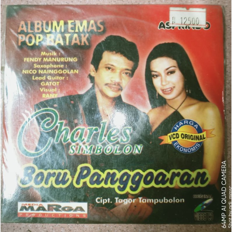 VCD original album emas pop batak Charles simbolon