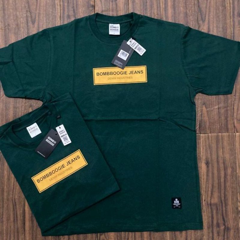 KAOS DISTRO BOMBBOOGIE JEANS ORIGINAL PAKAIAN PRIA WANITA BAJU TSHIRT ORIGINAL