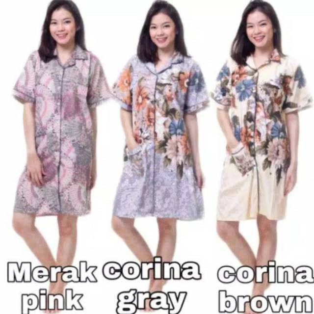 Daster jumbo satin apple