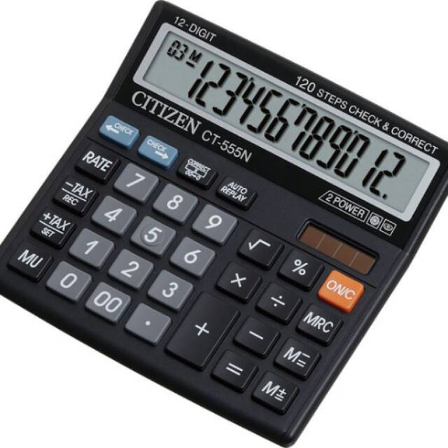 

CALCULATOR CT-555N (12 Digit) CEK ULANG Kalkulator Meja #Best Product & High Quality