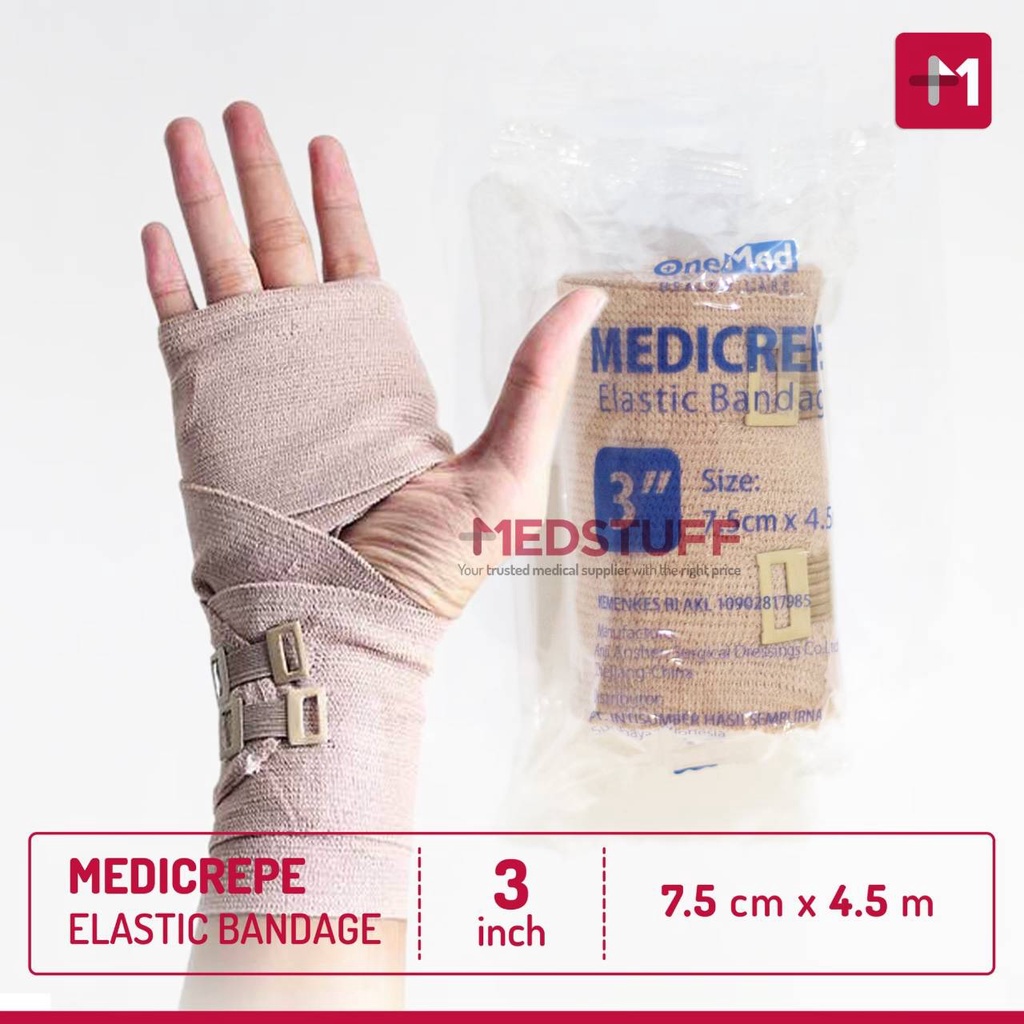 Medicrepe 3inch Verban Elastis Perban Elastic Bandage