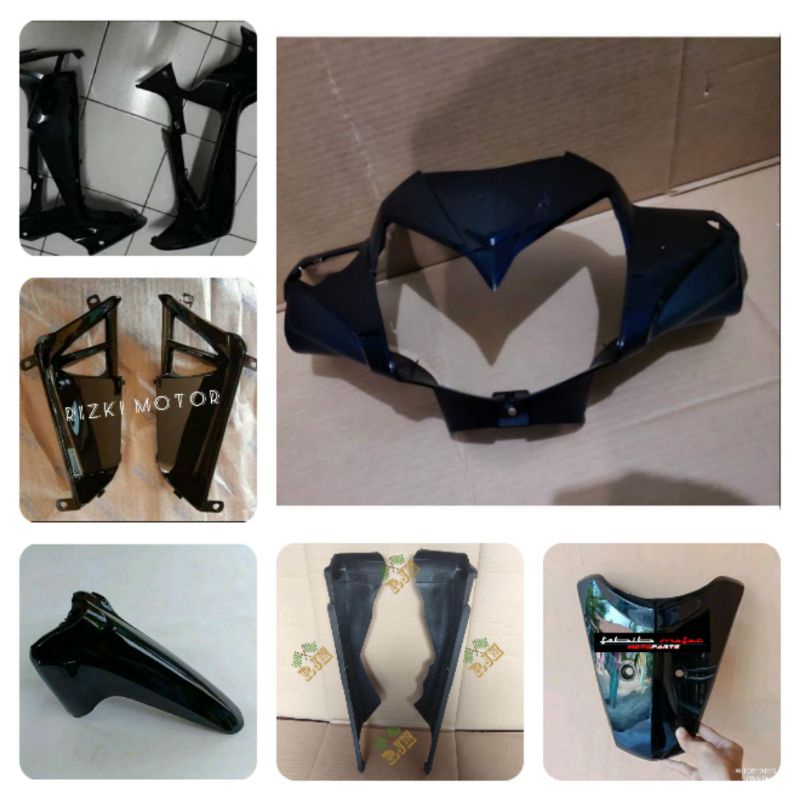 Full Body Bodi Depan Sayap Tameng Sirip tutup angin spakbor kepala Depan Supra x 125 batman 2008 - 2