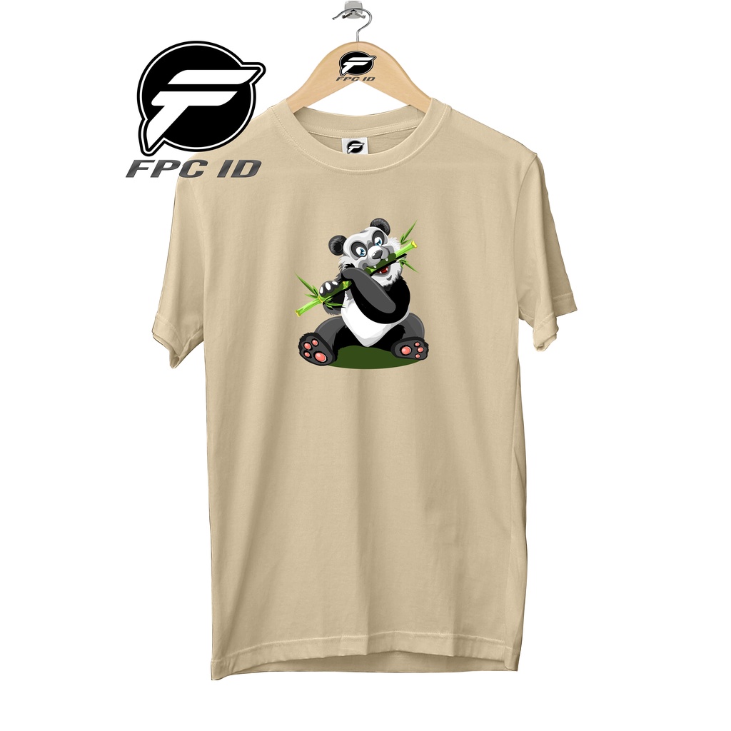 Kaos Anime Panda Bambu Cotton Combed 30s Baju Atasan Pria T Shirt Wanita Jumbo Oversize Pilihan Favorit Fpc Id