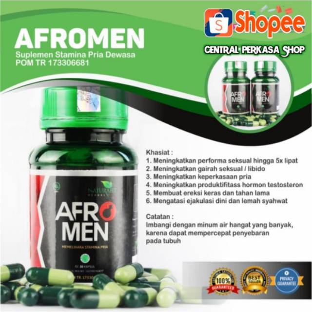 JUAL OBAT AFROMEN ORIGINAL ASLI BIKIN KUAT TAHAN LAMA | BELI 3 BOTOL BONUS 1 BOTOL