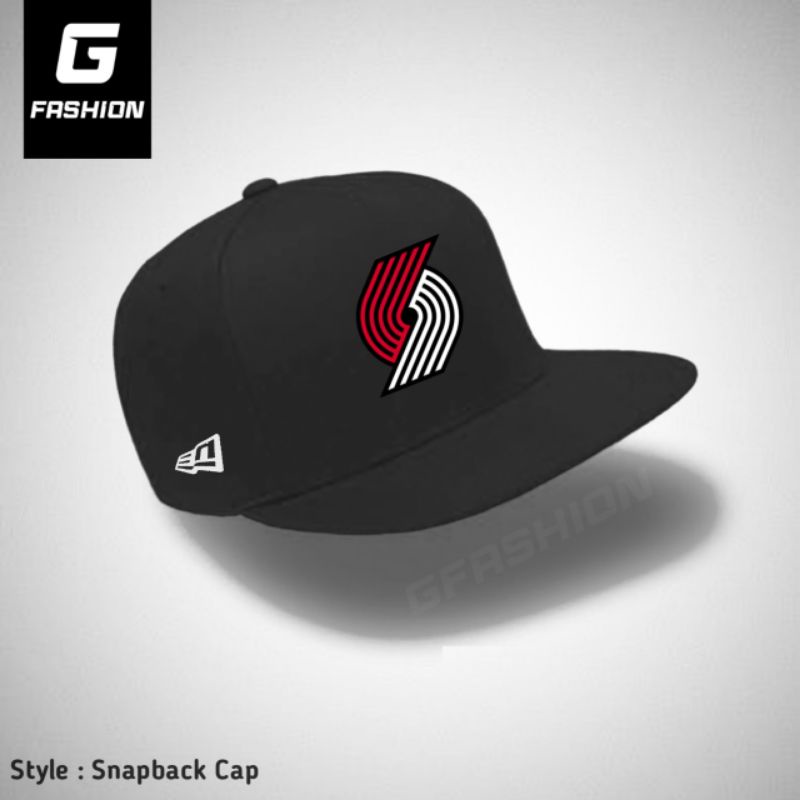 Topi Pria / Snapback / Hat Custom / Portland Trail Blazers Hat