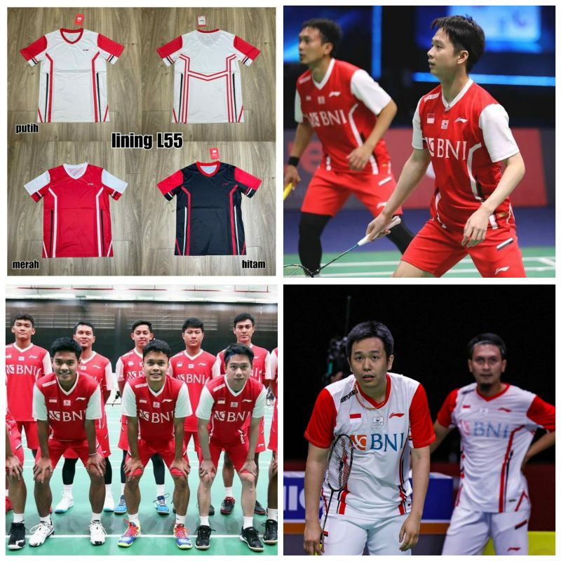 kaos Badminton Thomas Uber Cup 2022 Jersey Badminton Lining 55 Grade Ori Import Kaos bulutangkis ter