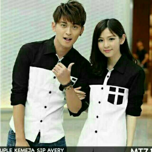 KEMEJA COUPLE / KEMEJA PASANGAN / HEM COUPLE / HEM PASANGAN AVERY