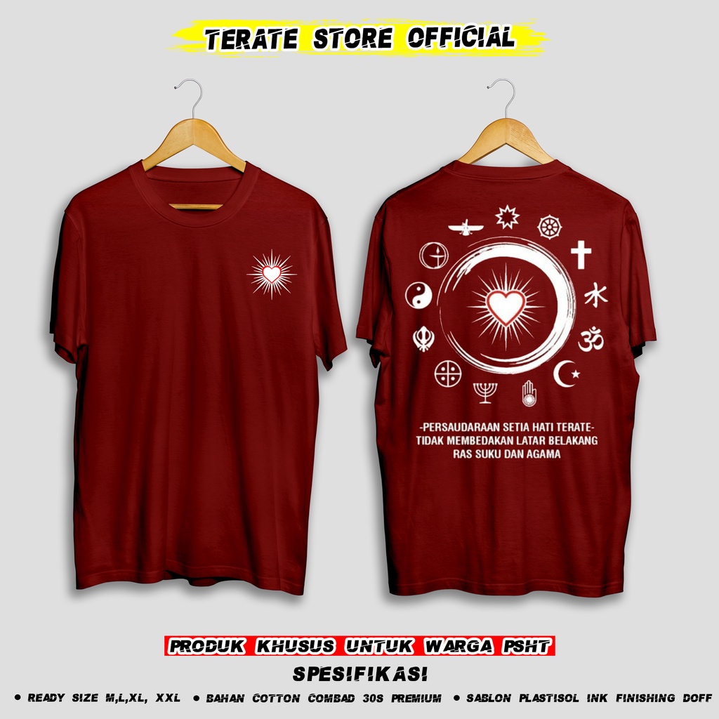 KAOS PSHT PLURALISME SUKU RAS DAN AGAMA SPESIAL EDITION KEKINIAN (BERBAHAN DISTRO DAN BISA COD) TERA