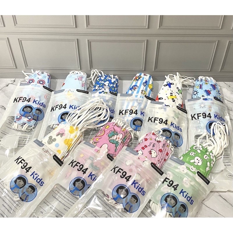 Masker Korea KF94 Anak/ Masker Anak/ KF94 Kids isi 10pc