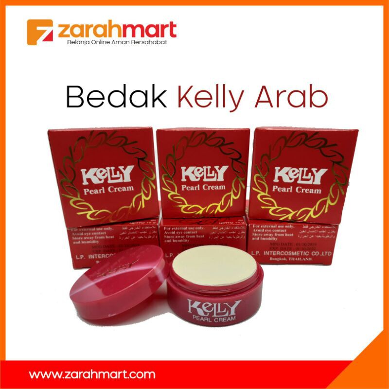 Bedak Kelly Pearl Cream Arab
