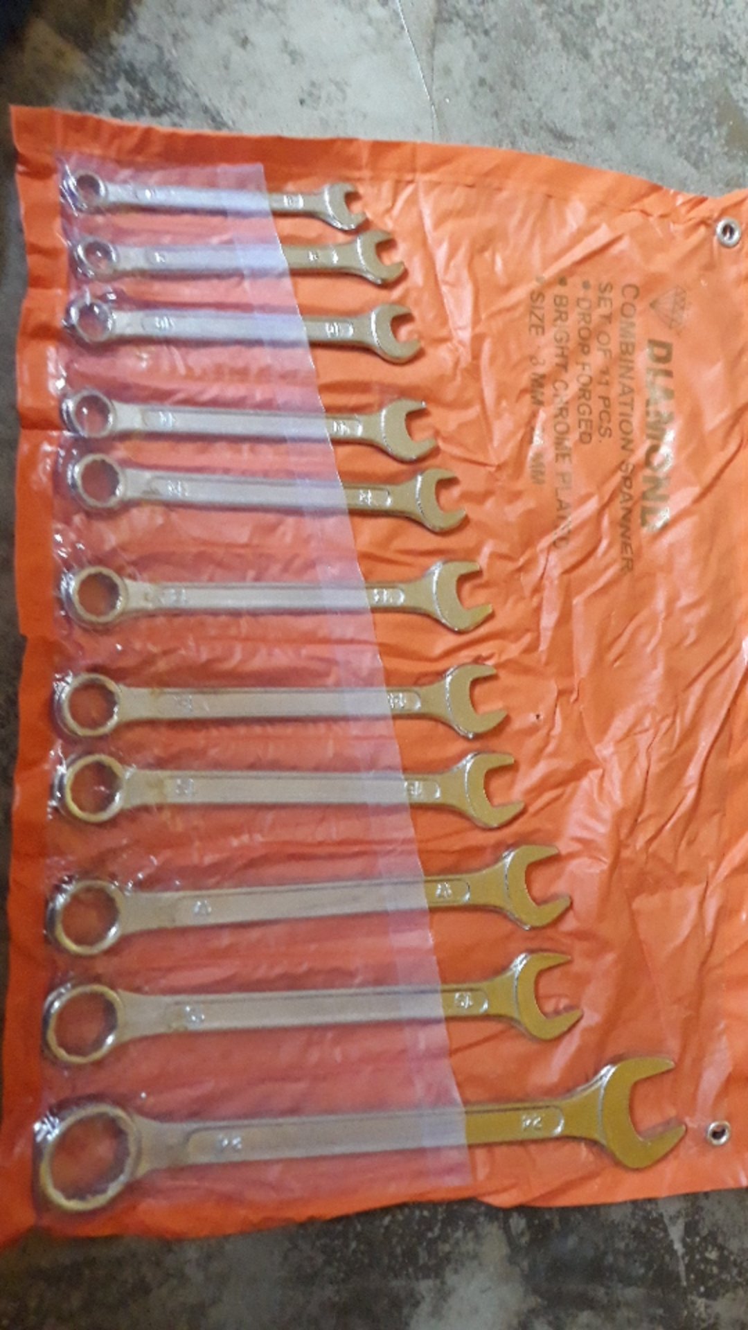 Kunci Ring Pas Set 8-24 Mm (11 Pcs)-diamond