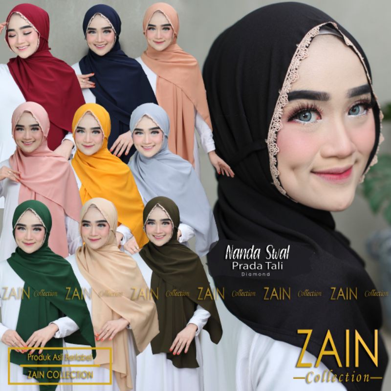 Pashmina Nanda Swal Prada Tali Original Zain Hijab