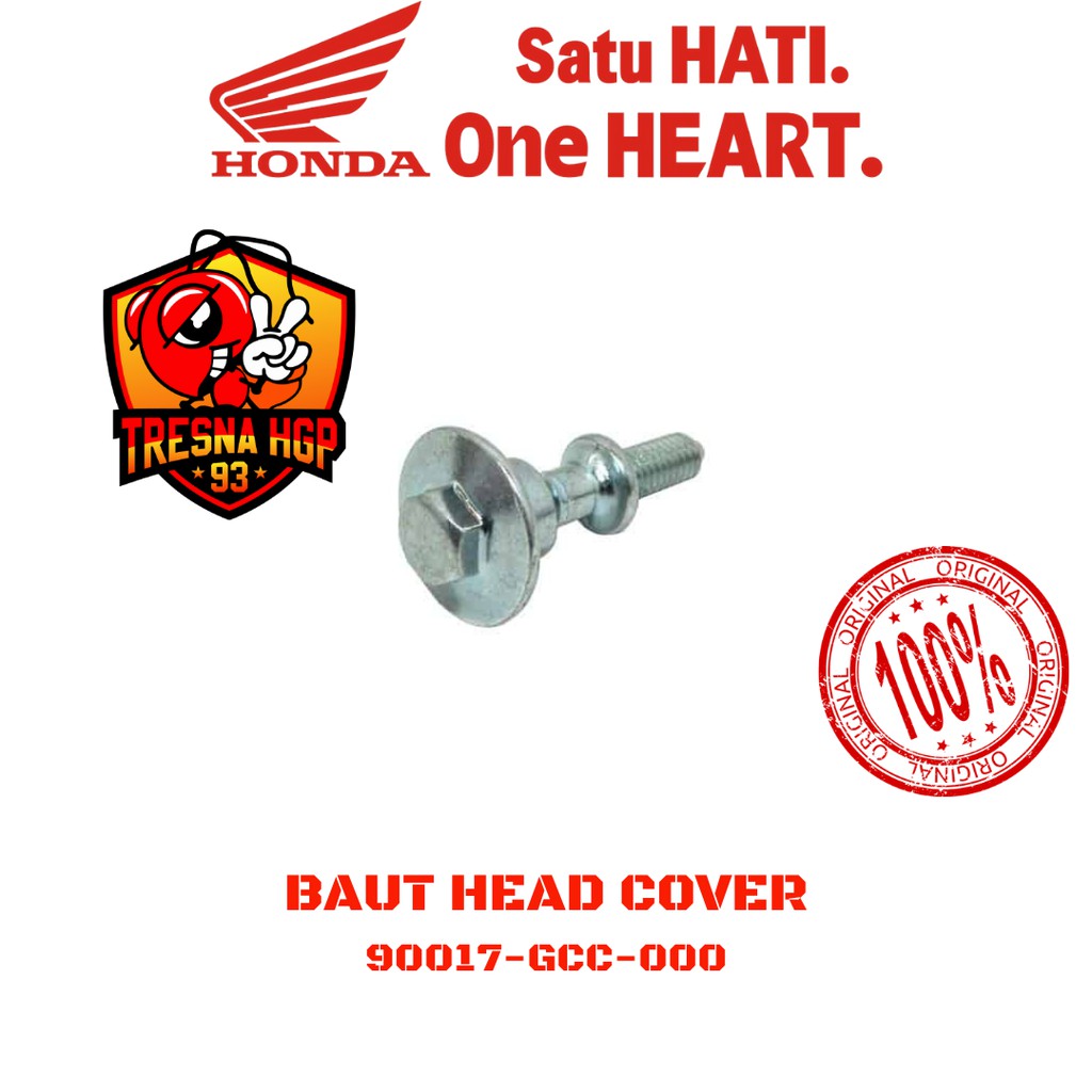 90017-GCC-000 BAUT HEAD COVER BEAT ESP SCOOPY ESP & VARIO KARBU ORIGINAL | BOLT HEAD COVER 90017GCC0