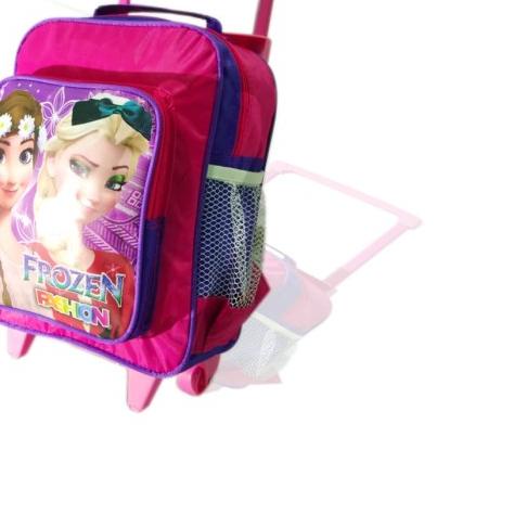 ♞ Tas Troli Anak Paud Gambar FROZEN / Tas Roda Anak Perempuan Tas Anak ➱