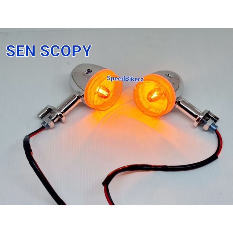 Lampu Sen Scoopy / Sein Standar Scoopy / Reteng Sen Sein Scopy Honda Scopy Crome