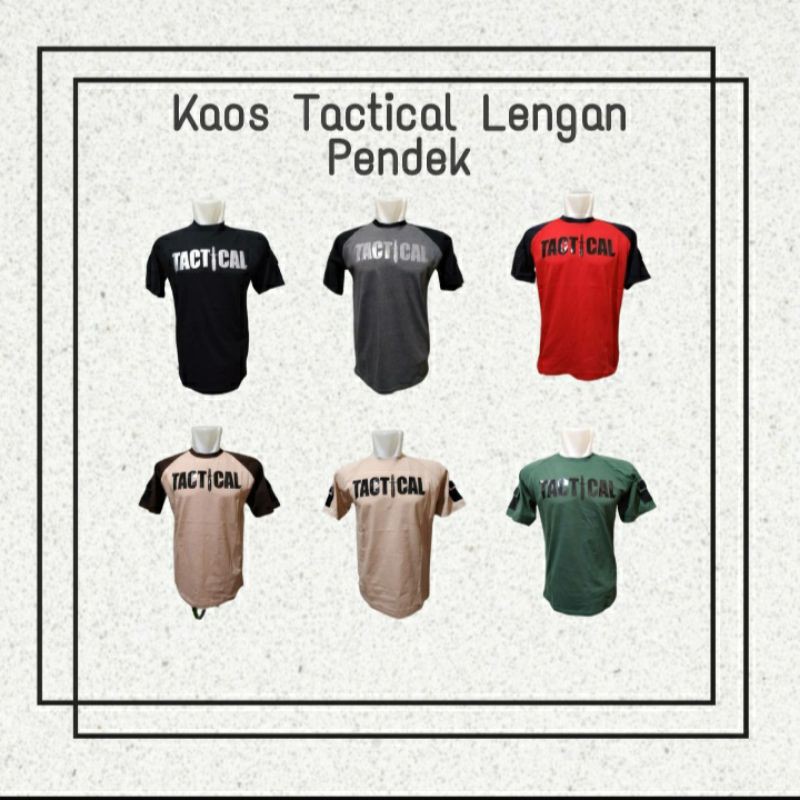Kaos Tactical Lengan Pendek