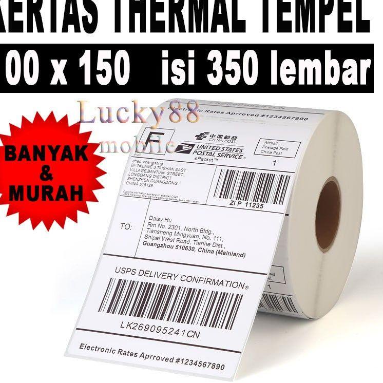 

Terlaris Kertas Thermal 100 x 150 isi 250 Lembar dan 500 lembar ✓