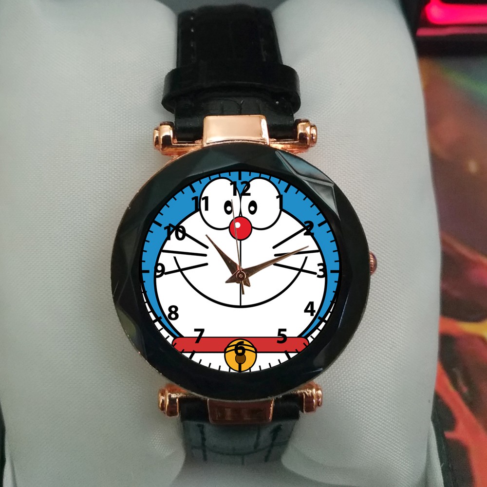 Jam Tangan Wanita Custom Doraemon Terbaru