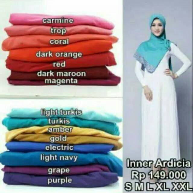 Ardicia Zoya Inner Dress Casual Wanita Muslim