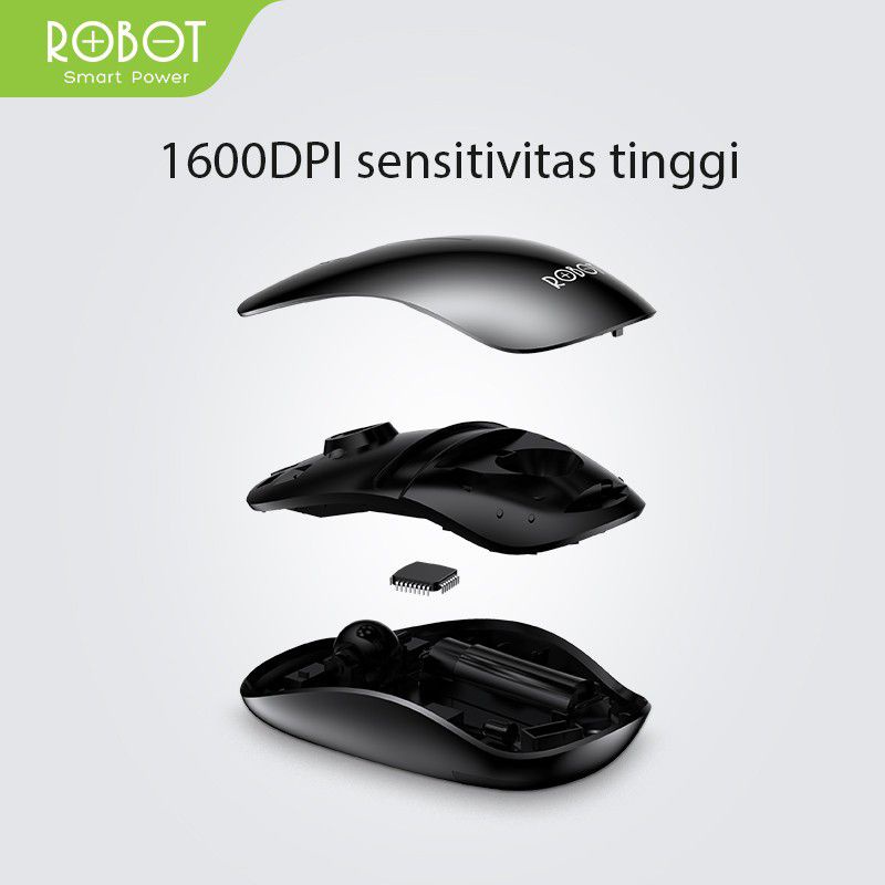 WIRELESS KEYBOARD DAN MOUSE SET ROBOT KM3000