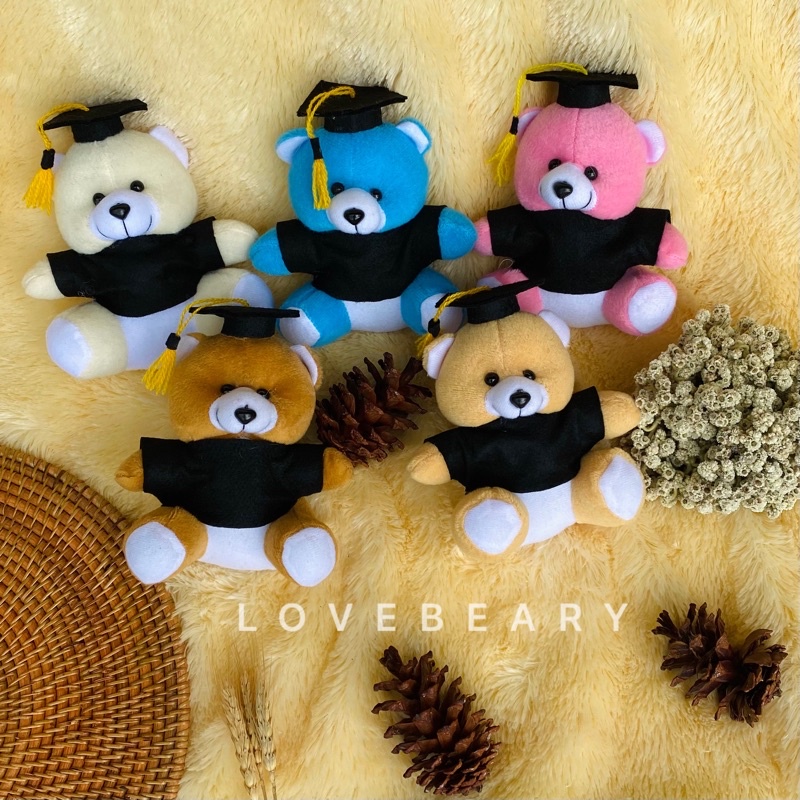 Boneka wisuda murah tinggi 15 cm | lucu banget