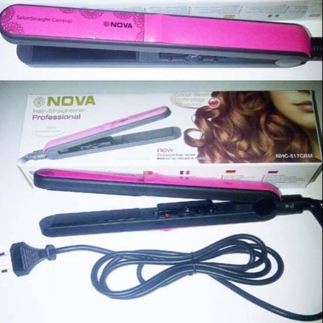 Nova catok rambut - alat pelurus rambut - catok nova