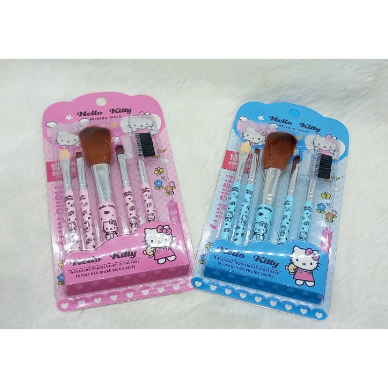 KUAS SET HELLO KITTY ISI 5 NEW