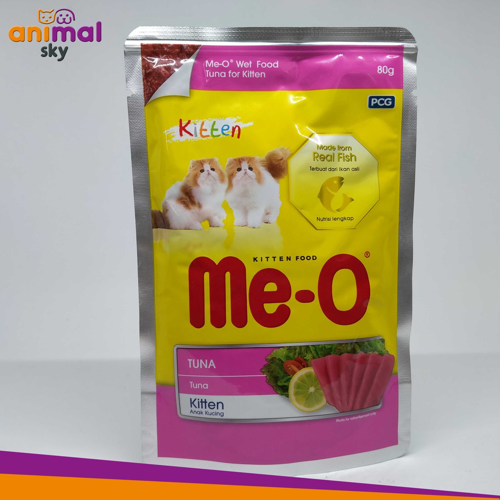 makanan kucing meo me o kitten tuna 80g kitten 80g makanan kucing meo me o kitten tuna 80g kitten 80g
