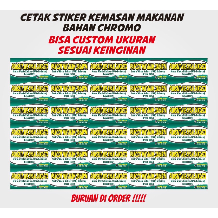 

cetak stiker label / cetak stiker a3 / cetak stiker kemasan murah