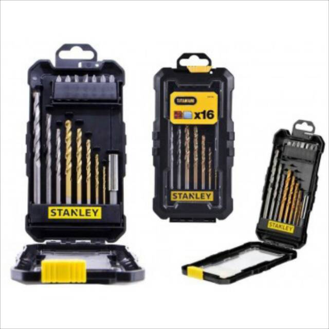 mata bor set Stanley 16pcs (STA7221-XJ) Stanley
