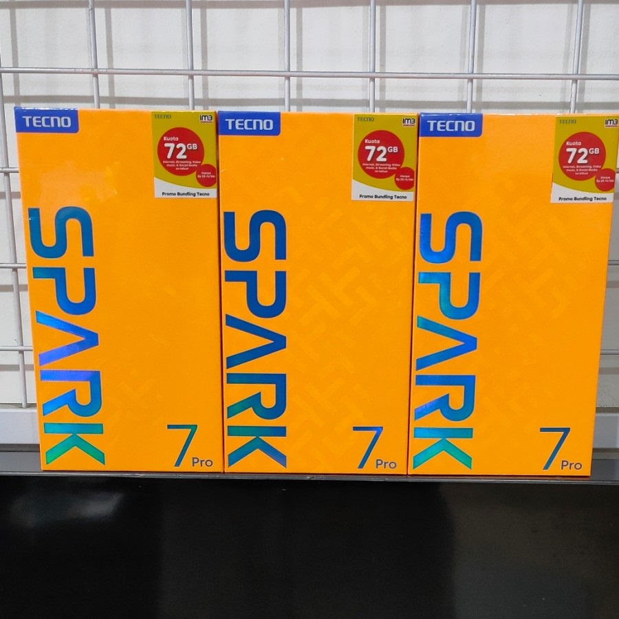 Tecno Spark 7 Pro 6/64 - Ram 6GB 64GB - Baru - Garansi Resmi - Black - Blue - Green