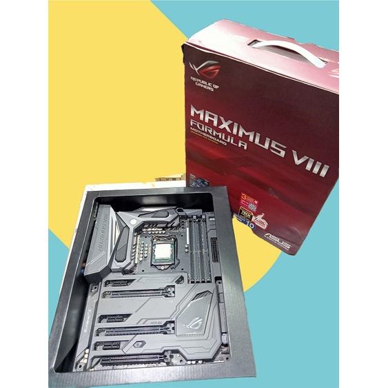 Motherboard MAXIMUS VIII FORMULA DAN PROC CORE I7-6700K LIKE NEW