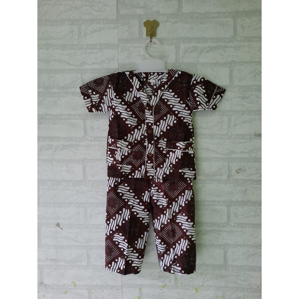 SETELAN PIYAMA BATIK ANAK