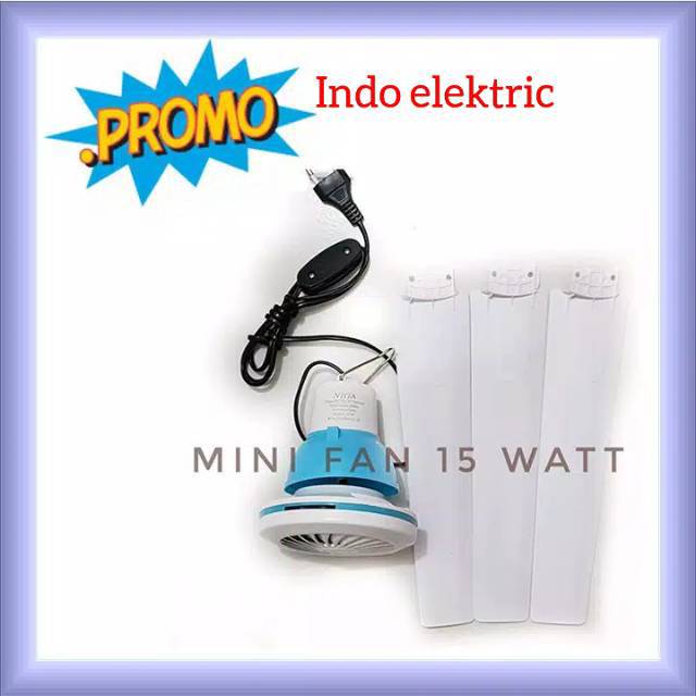 MINIFAN NIGA/KIPAS GANTUNG/ HELIFAN/ KIPAS BALING BALING NIGA 15W