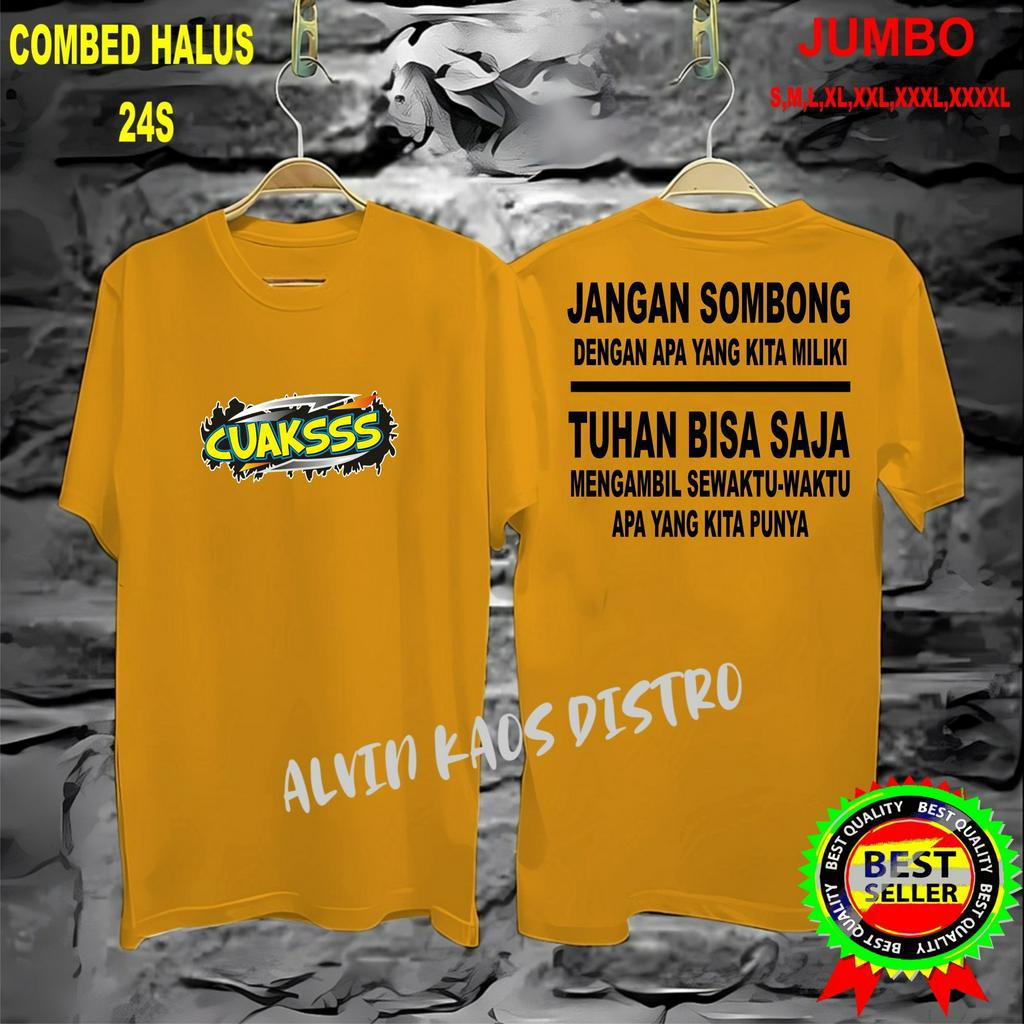 Cod/Kaos DB CUAKS JANGAN SOMBONG Kaos Terlaris Kualitas Terjamin Kaos Pria Distro Hits2022/Kaos Murah Kaos Cotton 30s Kaos katun/Kaos Bergambar Kaos Distro Kaos Pria Dan Wanita Kaos Kata2 Lucu Kaos Viral/Kaos Promo/Best Seller