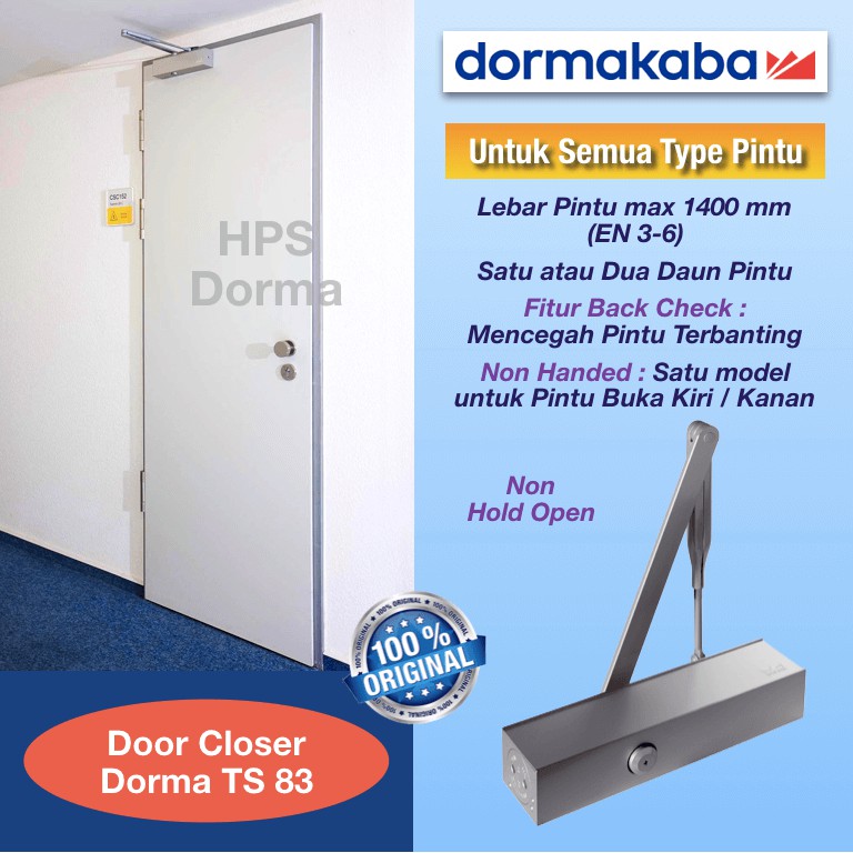 Door Closer Dorma TS 83 NHO (EN 3-6)