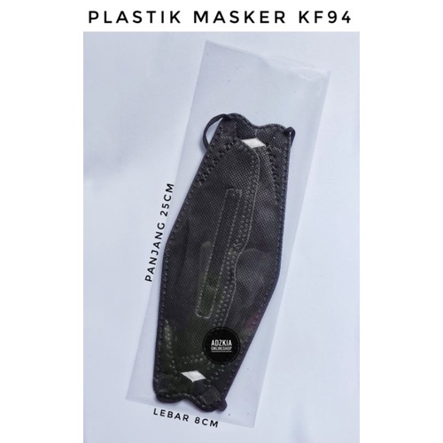 Plastik Masker KF94 Tanpa Lem / Plastik Masker / Plastik Opp Masker