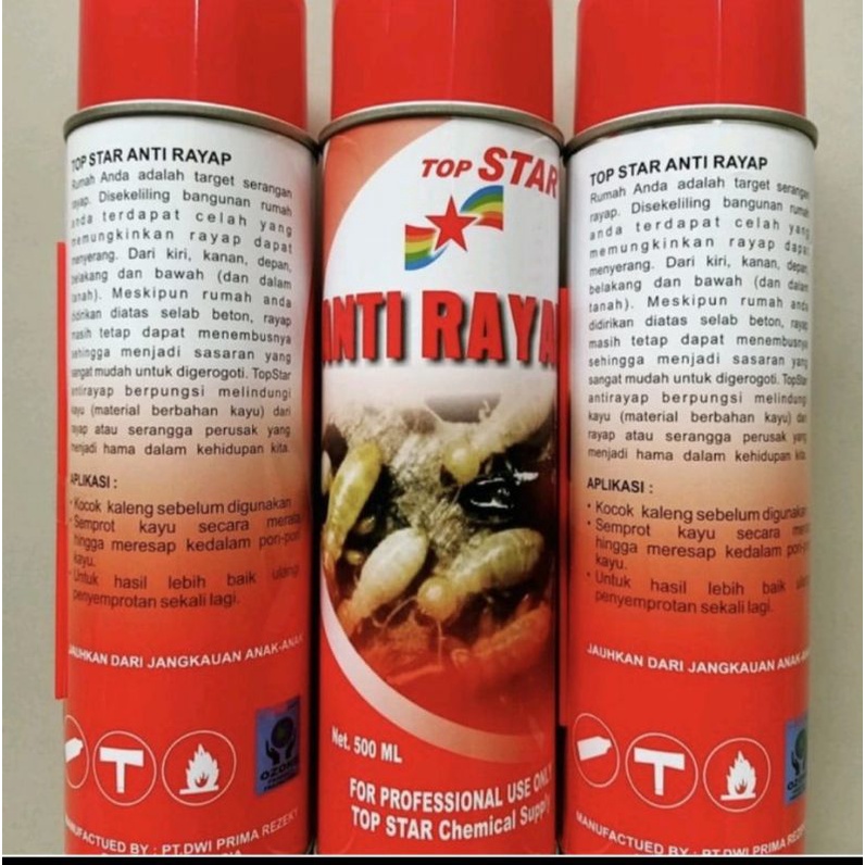 Obat Anti Rayap Semprot Spray Top Star 500ml