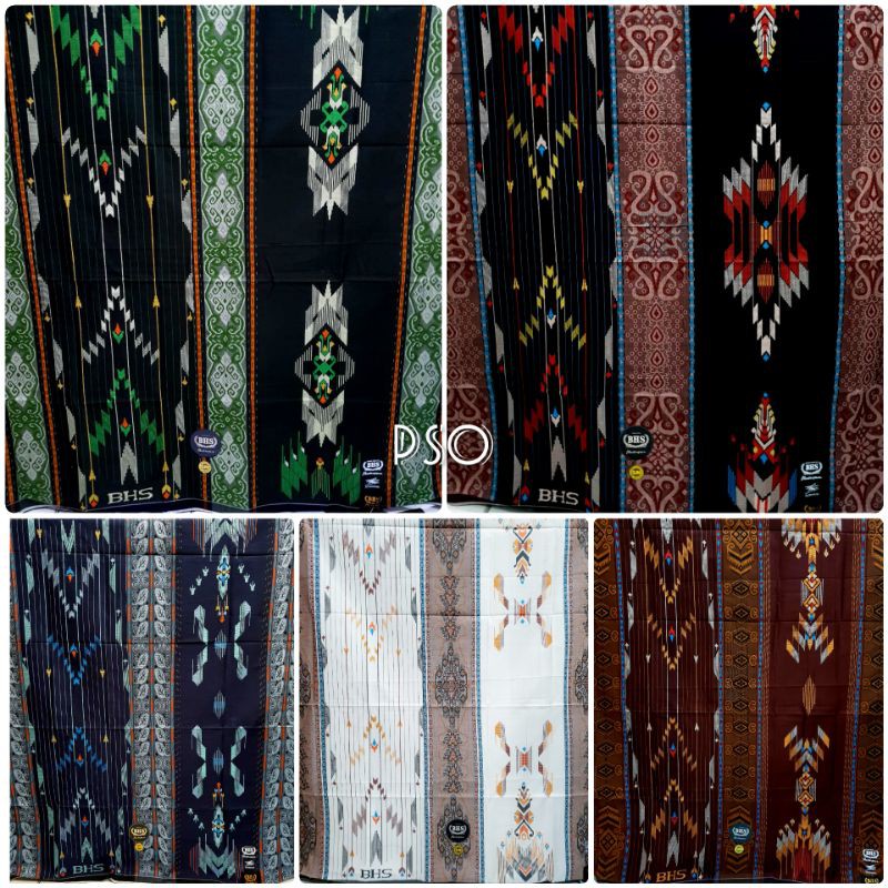 Sarung BHS SJN Masterpiece Gold Songket Jacquard Nusantara New Original