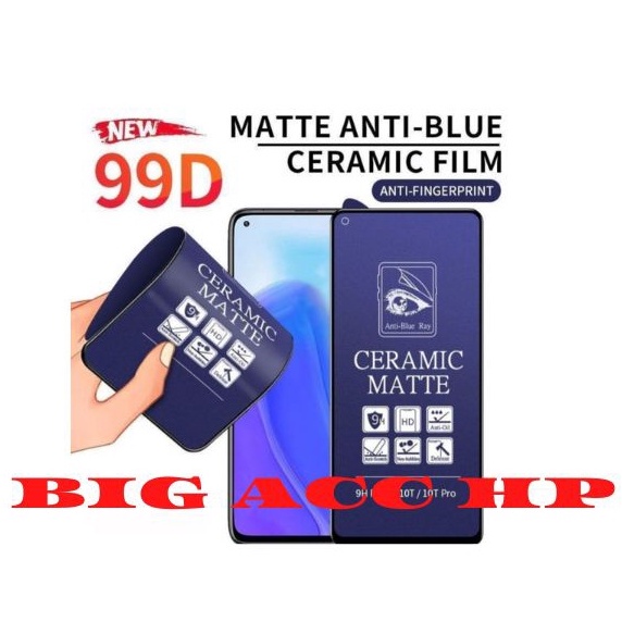 BIG CMB Anti Gores Ceramic Matte Blue Light Anti Radiasi Anti Minyak Xiaomi Redmi Note 11 PRO 11S 10 10S 10 PRO 9 PRO 8 PRO 7 PRO 6 PRO 5 PRO 4 4X 4G 5G