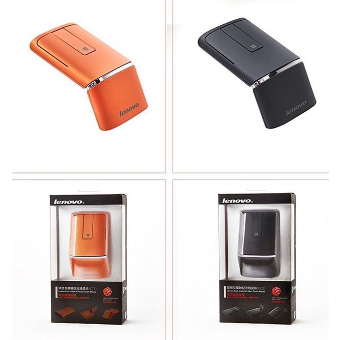 Mouse Wireless Bluetooth Lenovo N700 Touch Mouse Laser Pointer