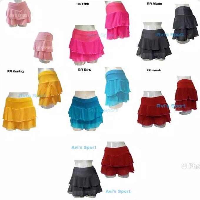 Rok Senam / Rok Rempel senam / Rok Senam Pendek