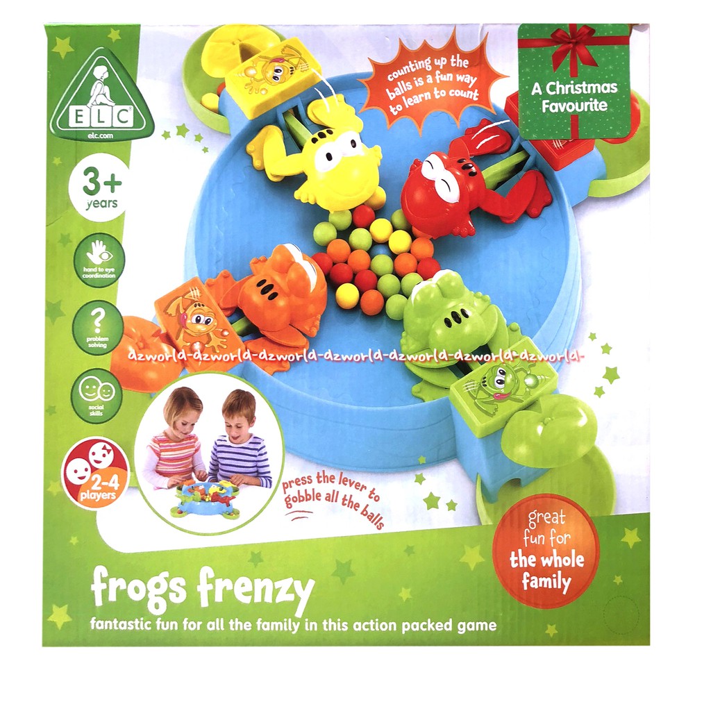 ELC Frogs Frenzy Mainan Anak Sedot Bola Model Ulat Untuk Mengenal Warna