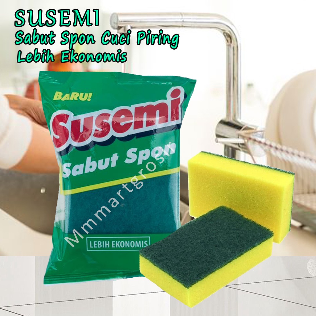 Susemi Spons/ Sabut Spons Pencuci Piring / Spons Sabut Busa / 1pcs